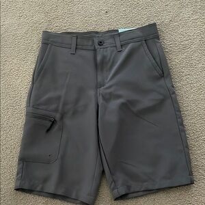 Magellan Outdoors Gray Flat Front Shorts